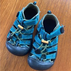 Teal Keen Sandals